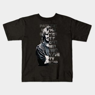 Patrick Swayze Exclusive art Kids T-Shirt